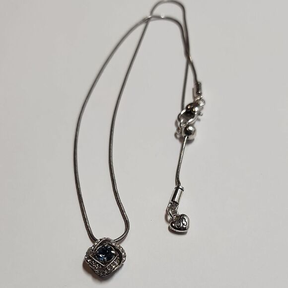 Brighton ETERNITY KNOT Necklace Blue JL4083 - Picture 3 of 4